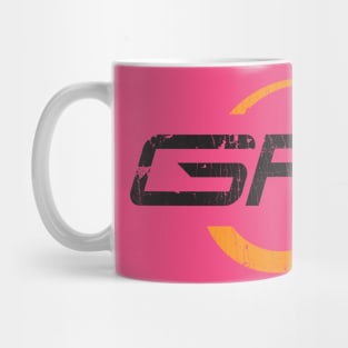 GameFly Retro Logo in Distressed Black Mug